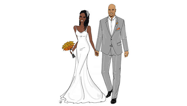 2 Person Illustration [Style Crush or Client Vision]