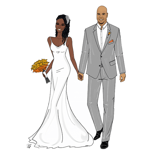 2 Person Illustration [Style Crush or Client Vision]