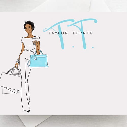 Additional Stationery Cards (Set of 10 FLAT NOTE CARDS)