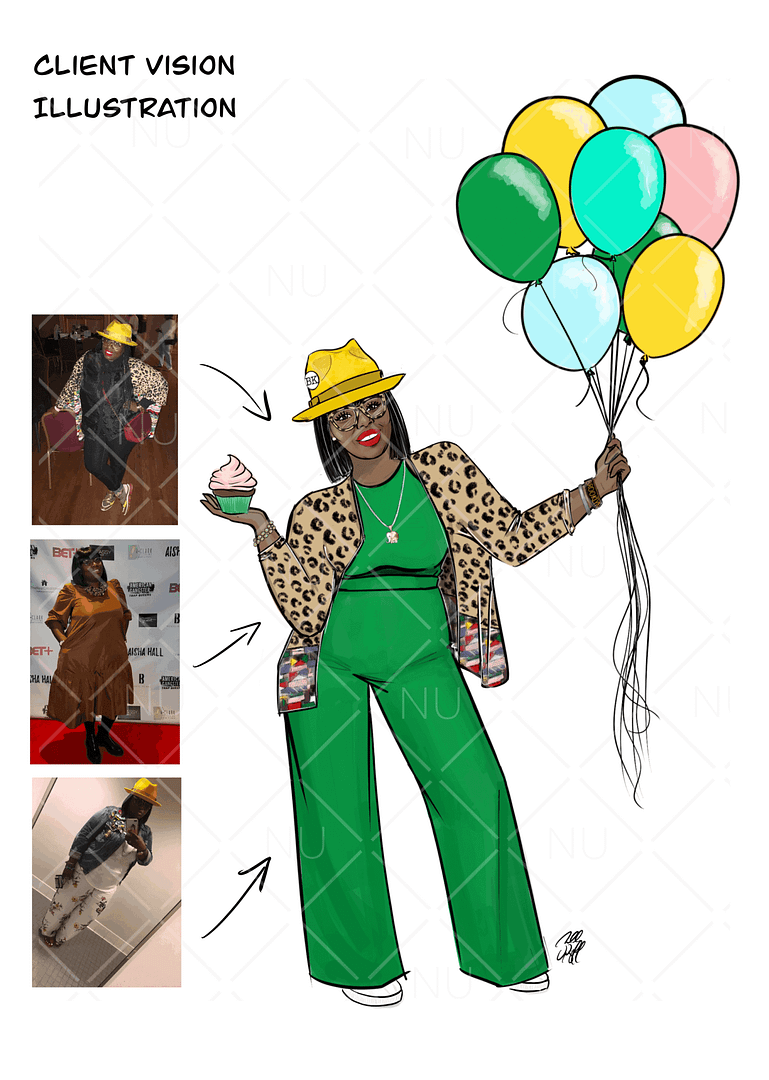 Personalized Illustration- Client Vision